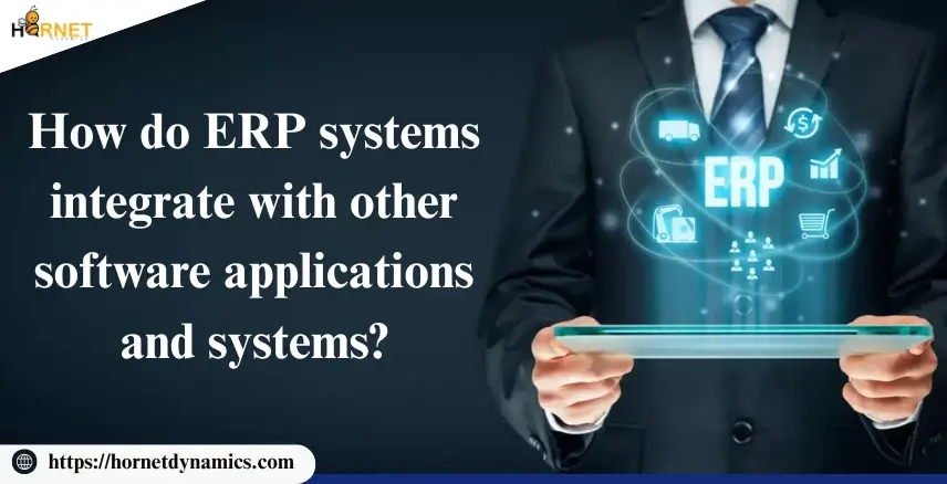 How do ERP systems integrate with other software applications and systems?  