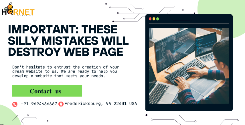 Important: These Silly Mistakes Will Destroy Web Page  