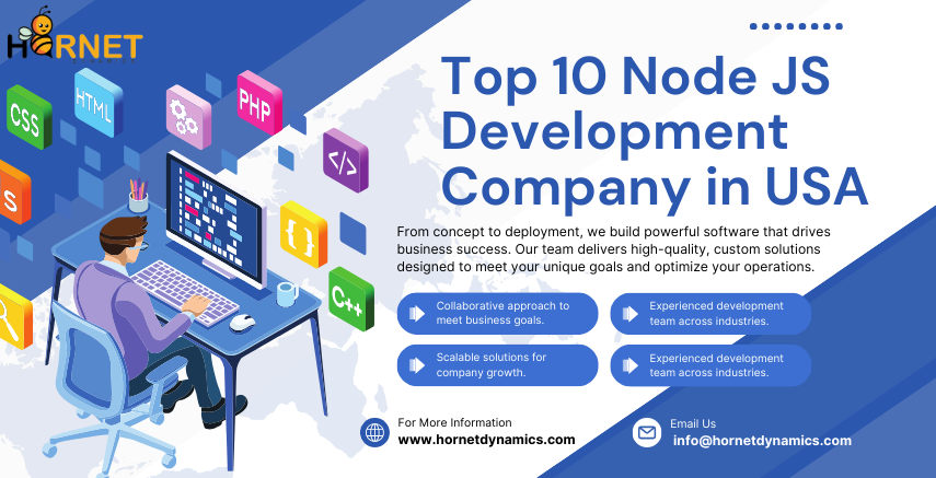 Top 10 Node JS Development Company in USA  