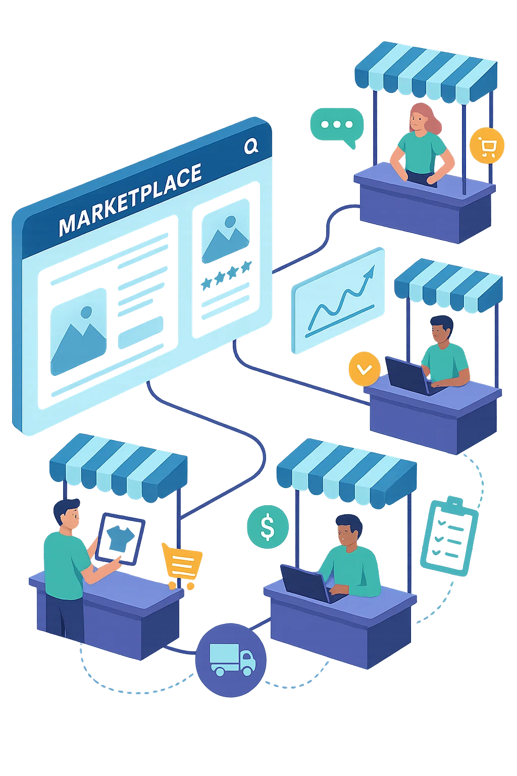 Multi-Vendor Marketplace Development