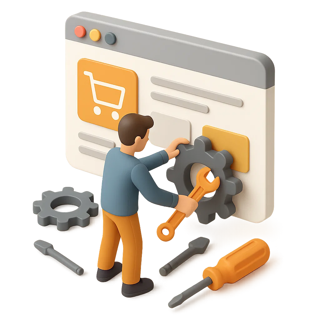 Ecommerce Custom Feature Fixing or Reworking Services